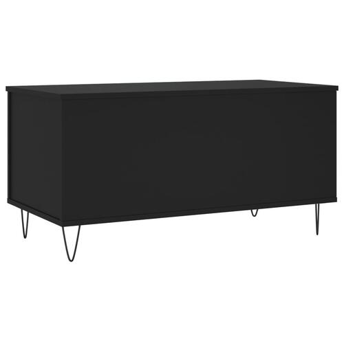 Sofabord 90x44,5x45 cm konstrueret træ sort