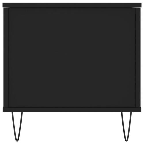 Sofabord 90x44,5x45 cm konstrueret træ sort