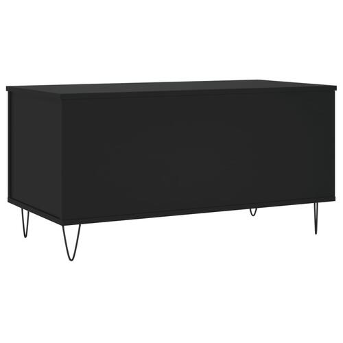 Sofabord 90x44,5x45 cm konstrueret træ sort