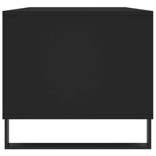 Sofabord 90x49x45 cm konstrueret træ sort