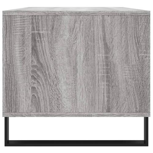 Sofabord 90x49x45 cm konstrueret træ Grå sonoma-eg