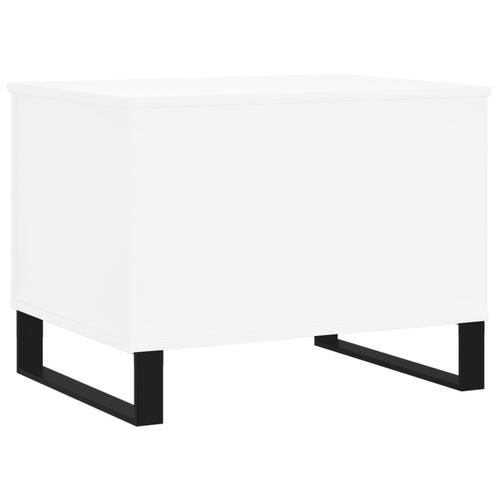 Sofabord 60x44,5x45 cm konstrueret træ hvid