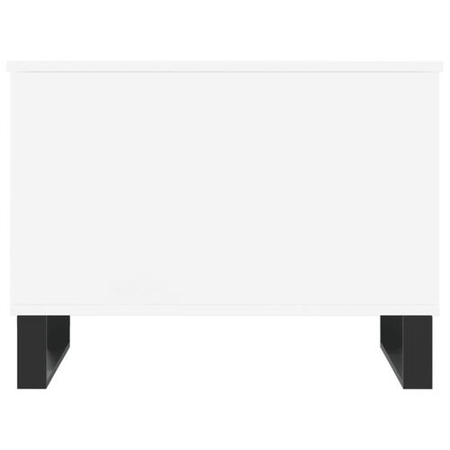 Sofabord 60x44,5x45 cm konstrueret træ hvid