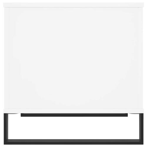 Sofabord 60x44,5x45 cm konstrueret træ hvid