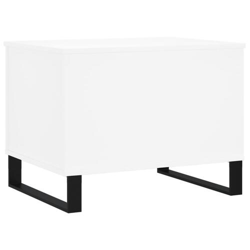 Sofabord 60x44,5x45 cm konstrueret træ hvid