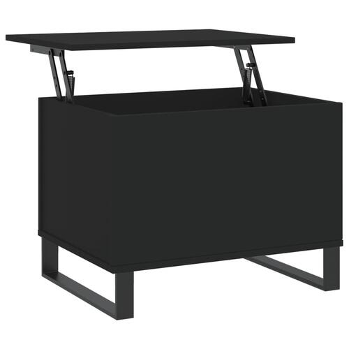 Sofabord 60x44,5x45 cm konstrueret træ sort