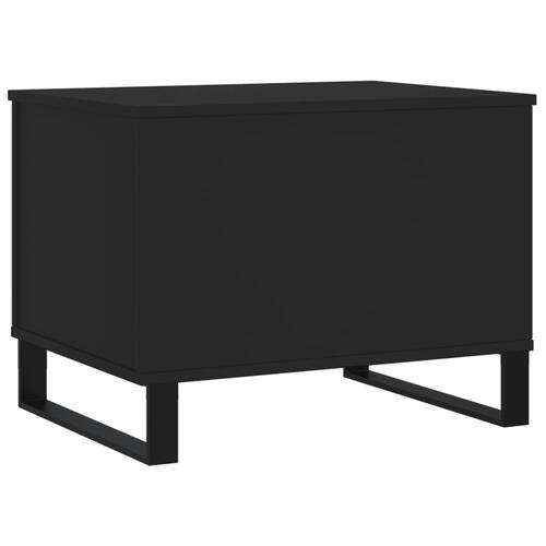 Sofabord 60x44,5x45 cm konstrueret træ sort