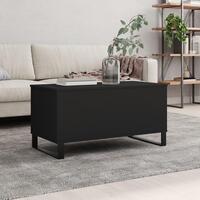 Sofabord 90x44,5x45 cm konstrueret træ sort