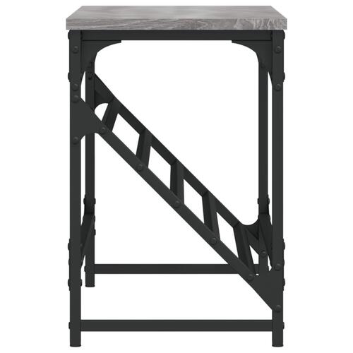 Skoreol 90x30x45 cm konstrueret træ grå sonoma-eg