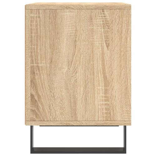 Sengeborde 2 stk. 40x35x50 cm konstrueret træ sonoma-eg