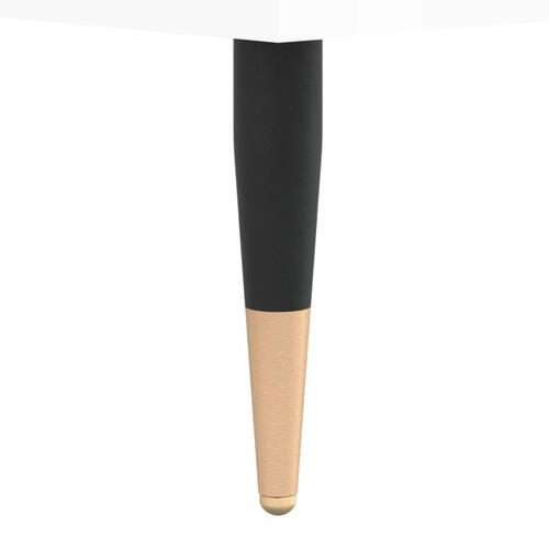 Sofabord 90x44,5x45 cm konstrueret træ hvid højglans