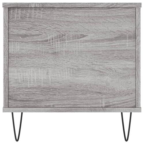 Sofabord 90x44,5x45 cm konstrueret træ sonoma-eg grå