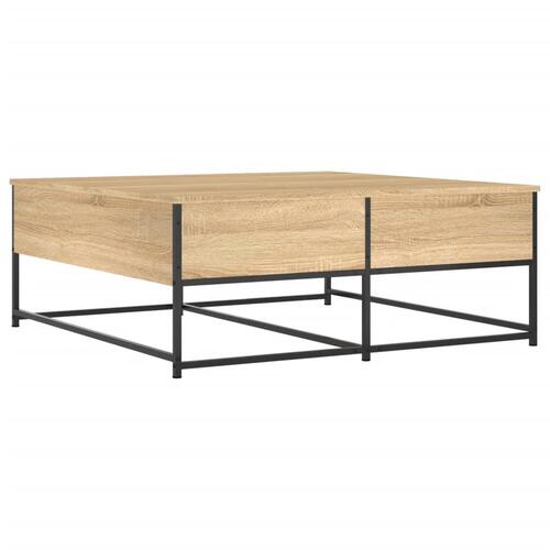 Sofabord 100x99x40 cm konstrueret træ sonoma-eg