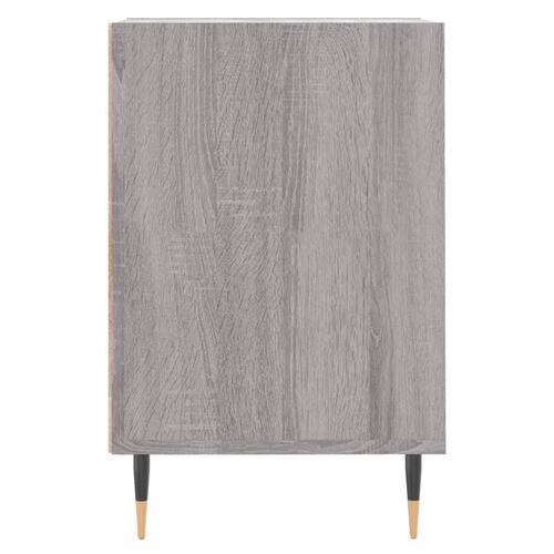 Tv-bord 160x35x55 cm konstrueret træ grå sonoma-eg