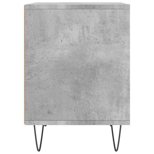 Sengebord 40x35x50 cm konstrueret træ betongrå