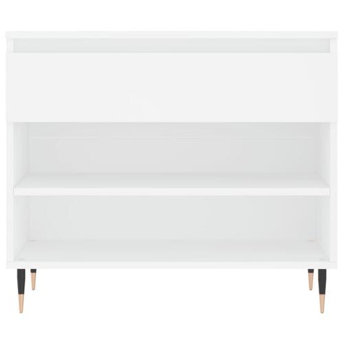 Skoreol 70x36x60 cm konstrueret træ hvid