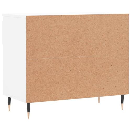 Skoreol 70x36x60 cm konstrueret træ hvid