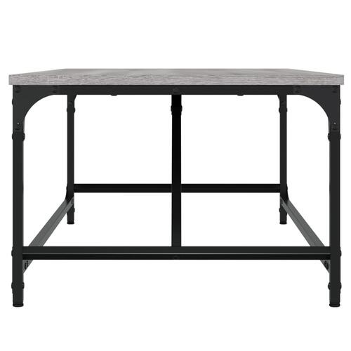 Sofabord 100x50x35 cm konstrueret træ Grå sonoma-eg
