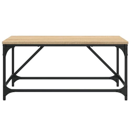 Sofabord 75x50x35 cm konstrueret træ sonoma-eg