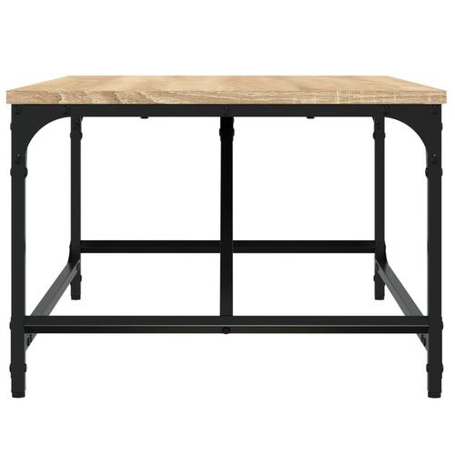 Sofabord 75x50x35 cm konstrueret træ sonoma-eg