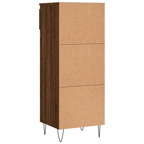 Skoreol 40x36x105 cm konstrueret træ brun egetræsfarve