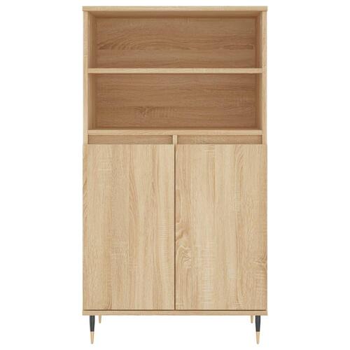 Skab 60x36x110 cm konstrueret træ Sonoma-eg