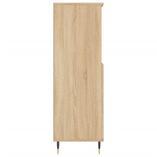 Skab 60x36x110 cm konstrueret træ Sonoma-eg