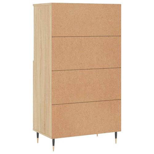 Skab 60x36x110 cm konstrueret træ Sonoma-eg