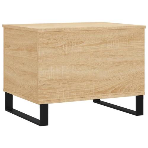 Sofabord 60x44,5x45 cm konstrueret træ sonoma-eg