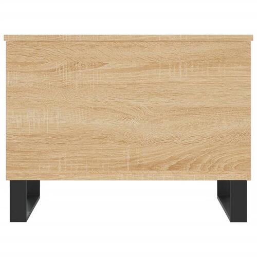 Sofabord 60x44,5x45 cm konstrueret træ sonoma-eg