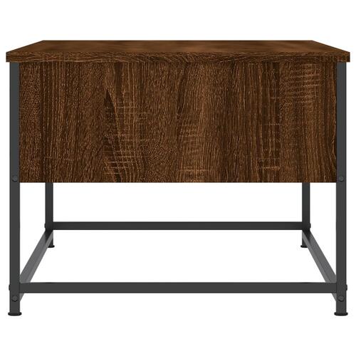 Sofabord 100x51x40 cm konstrueret træ brun egetræsfarve