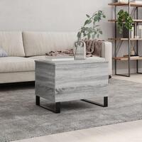 Sofabord 60x44,5x45 cm konstrueret træ Grå sonoma-eg
