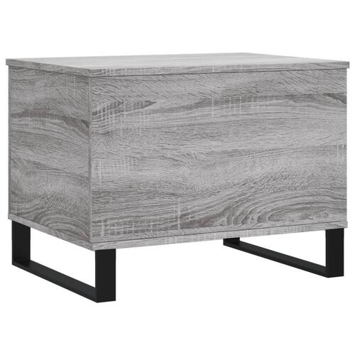 Sofabord 60x44,5x45 cm konstrueret træ Grå sonoma-eg