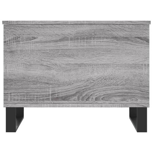Sofabord 60x44,5x45 cm konstrueret træ Grå sonoma-eg