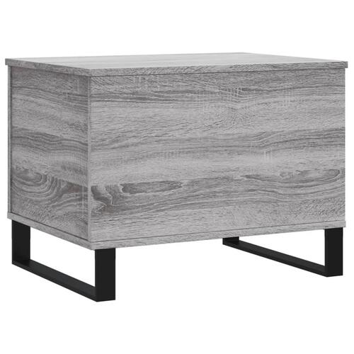Sofabord 60x44,5x45 cm konstrueret træ Grå sonoma-eg