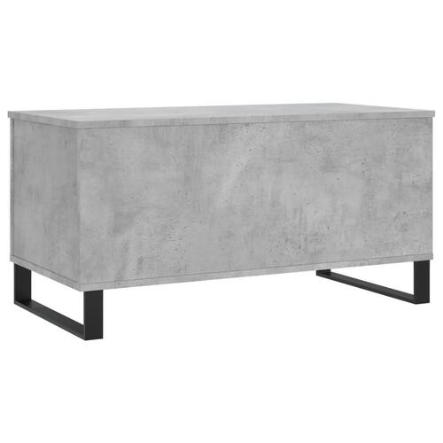 Sofabord 90x44,5x45 cm konstrueret træ betongrå