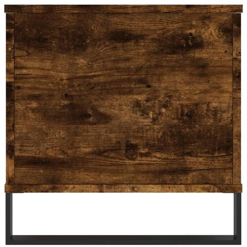 Sofabord 90x44,5x45 cm konstrueret træ røget egetræsfarve