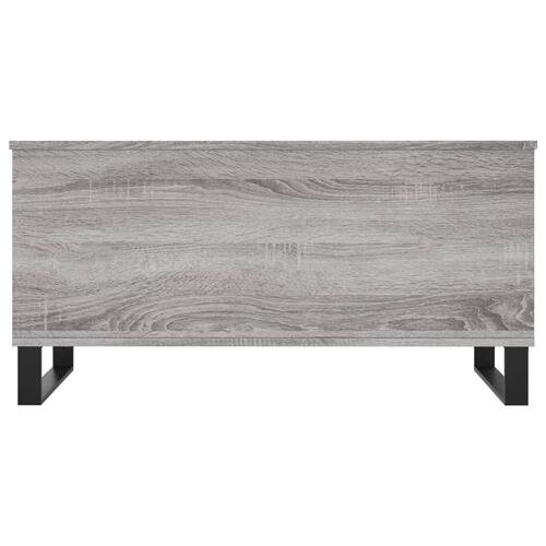 Sofabord 90x44,5x45 cm konstrueret træ sonoma-eg grå