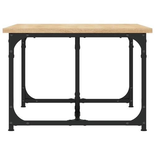 Sofabord 90x50x35 cm konstrueret træ sonoma-eg