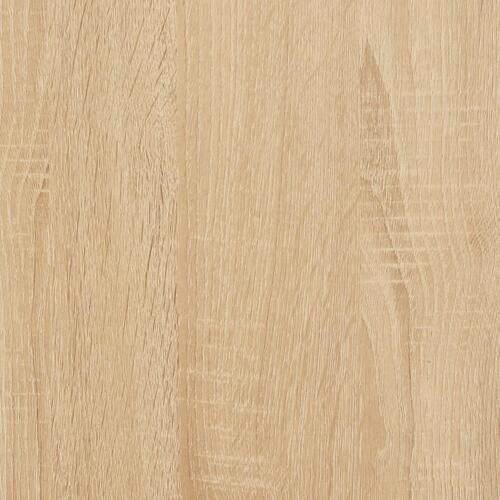 Bogreol 78,5x33x117,5 cm konstrueret træ sonoma-eg