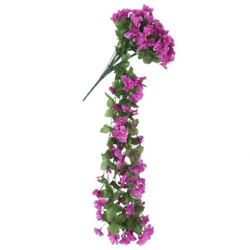 Blomsterguirlander til jul 3 stk. 85 cm lyslilla