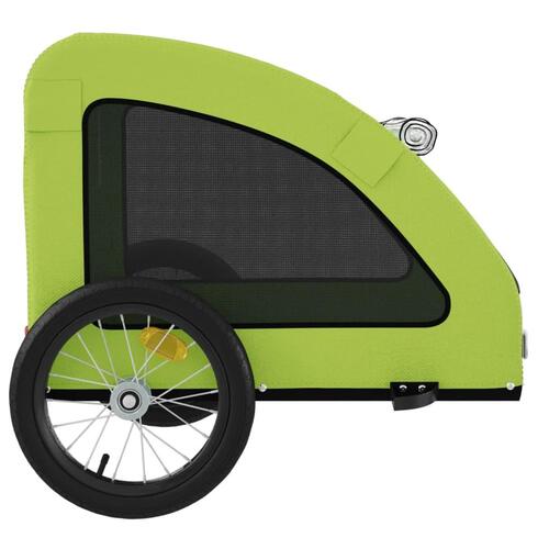 Cykeltrailer til kæledyr oxfordstof og jern grøn
