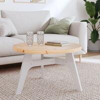 Bordplade Ø70x3 cm rund massivt fyrretræ