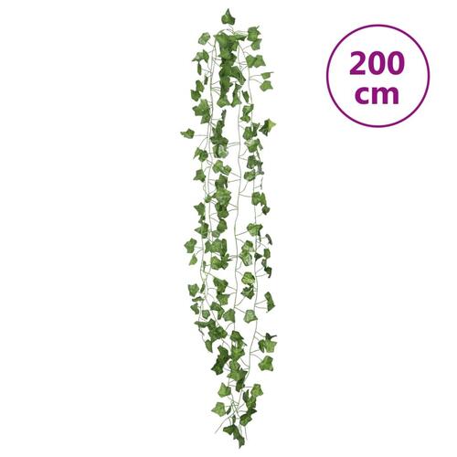Juleguirlander 12 stk. vedbend 200 cm grøn
