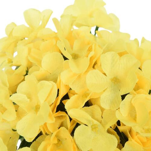Blomsterguirlander til jul 3 stk. 85 cm gul