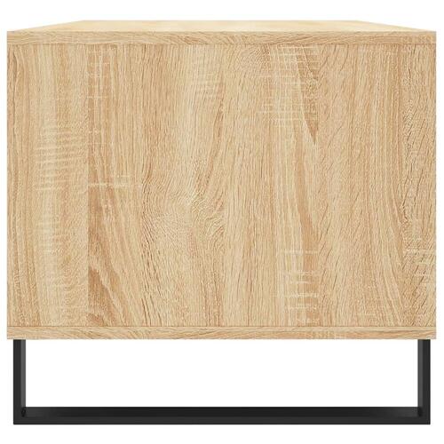 Sofabord 90x49x45 cm konstrueret træ sonoma-eg