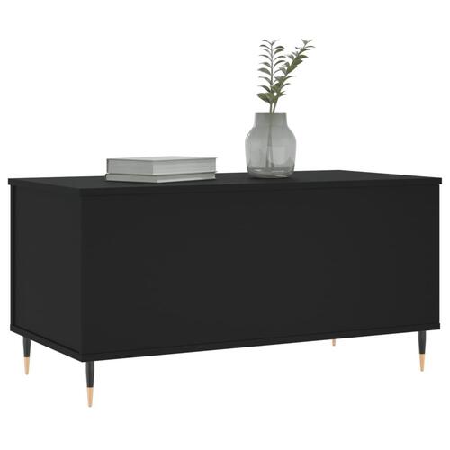 Sofabord 90x44,5x45 cm konstrueret træ sort