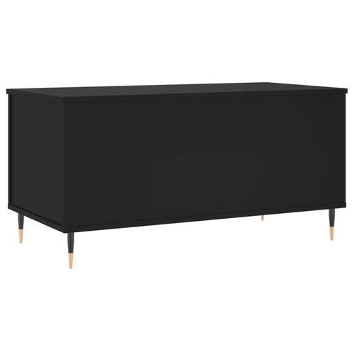 Sofabord 90x44,5x45 cm konstrueret træ sort