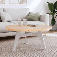 Bordplade Ø90x3 cm rund massivt fyrretræ