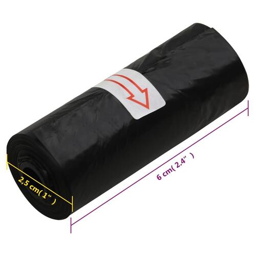Hundeposer 750 stk. 30x20 cm PE sort